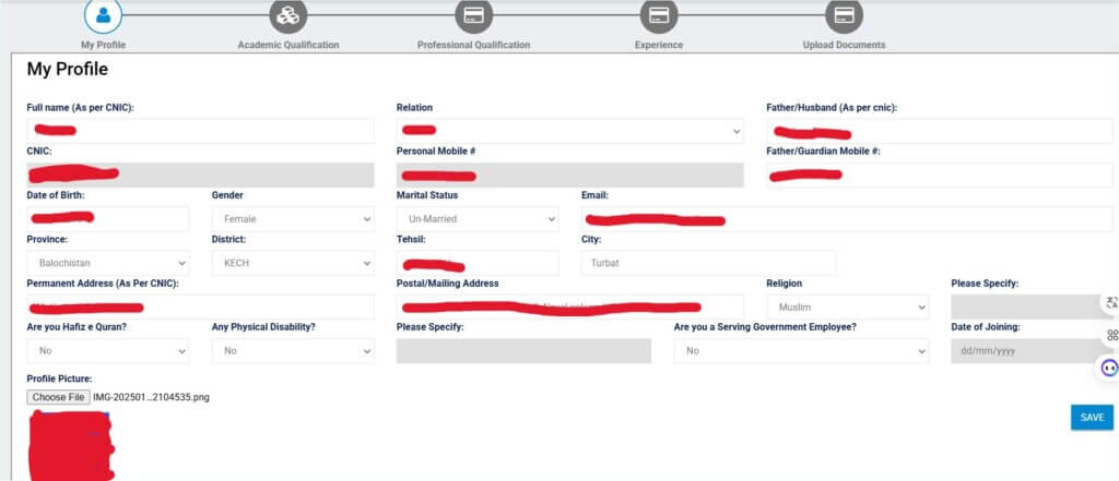 Apply for Health Department Jobs 2025 3 step Complete my Profile