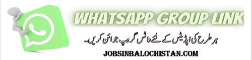 Whatsaap Group Link jobsinbalochistan